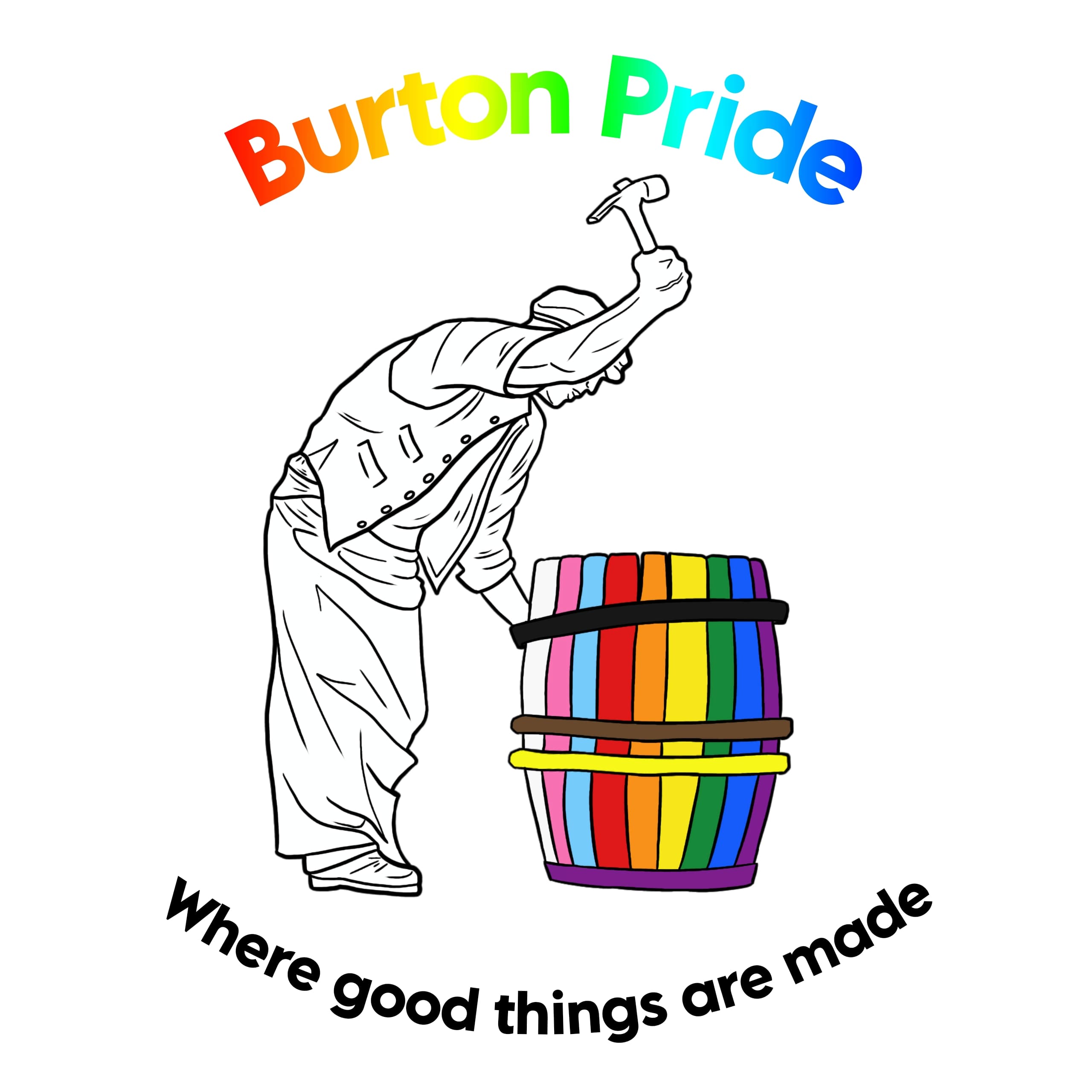 Burton Pride supporter