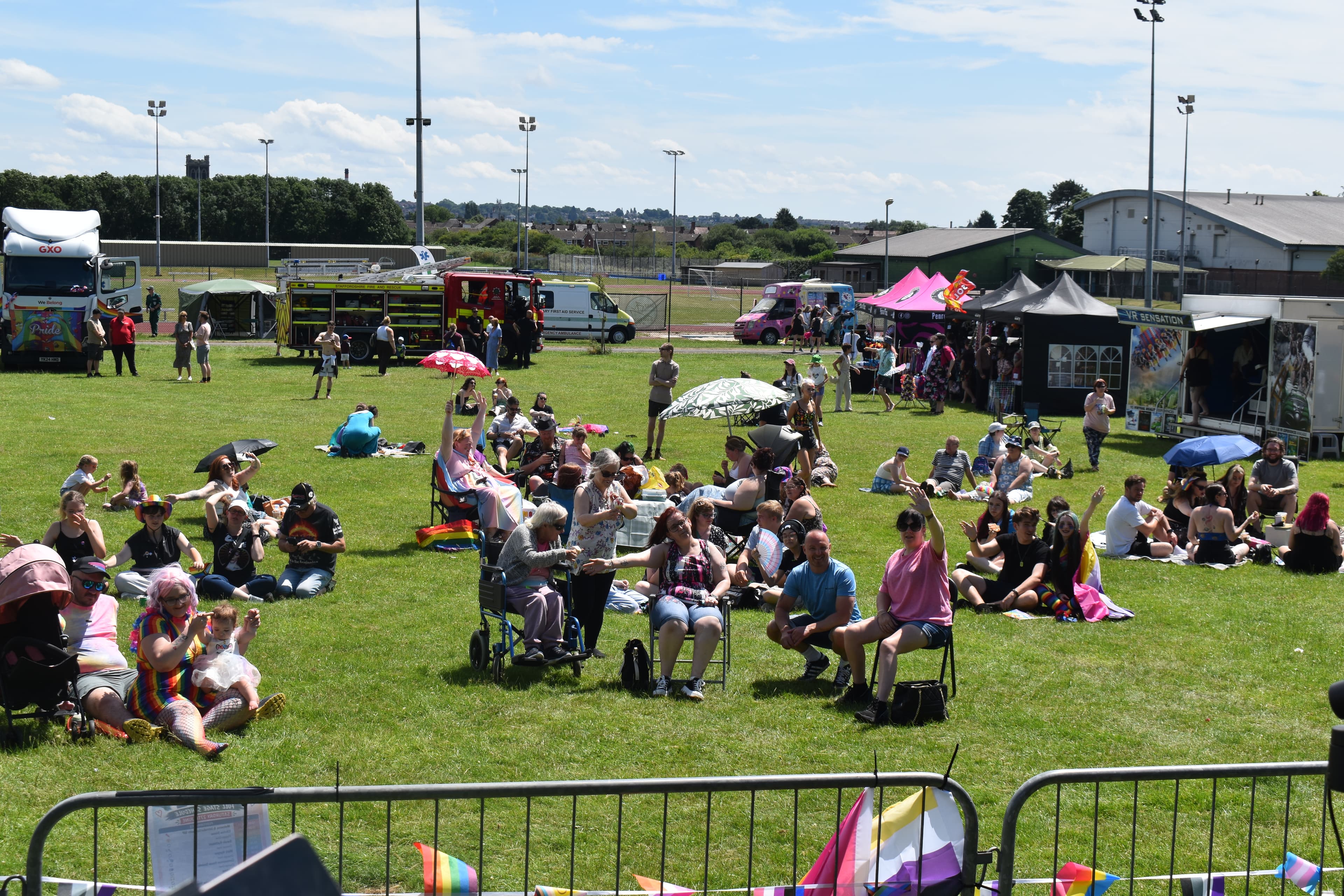 The Burton Pride 2026 event at Shobnall Leisure Complex